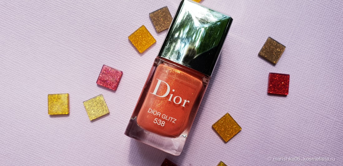 Dior Vernis Couture Colour Gel Shine And Long Wear Nail Lacquer в оттенке 538 Dior Glitz