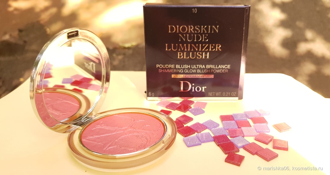 Возьми лето в руку - Dior Diorskin Nude Luminizer Blush Shimmering Glow Blush Powder 10 Coral Pop