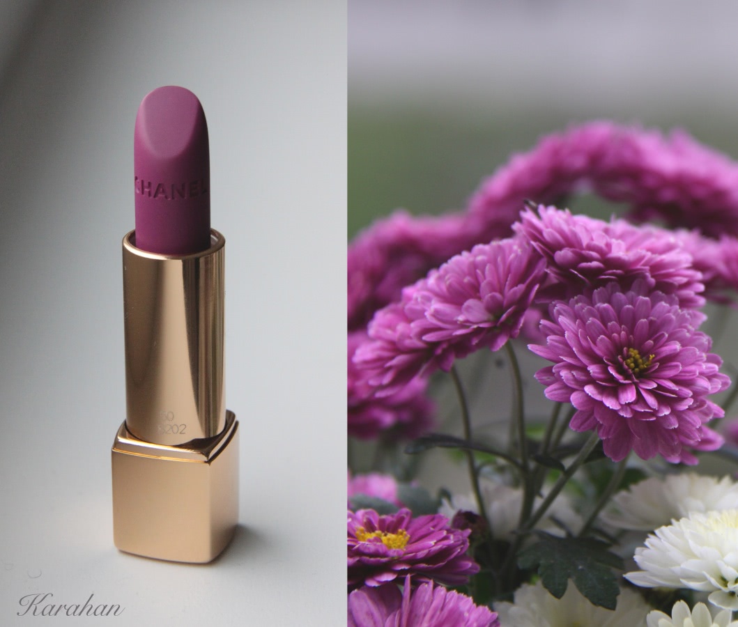 Сияющая и матовая губная помада Chanel Rouge Allure Velvet Luminous Matte Lip Colour в оттенке 50 La Romanesque