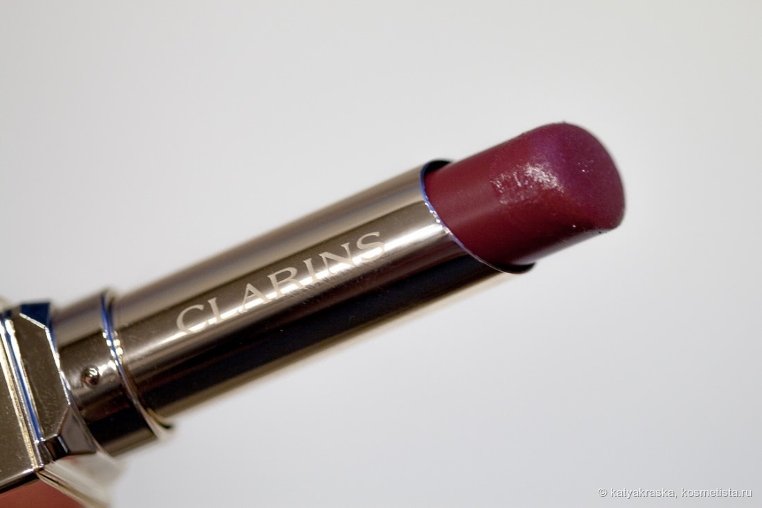 Нежная слива Clarins Rouge Eclat 06 True Aubergine