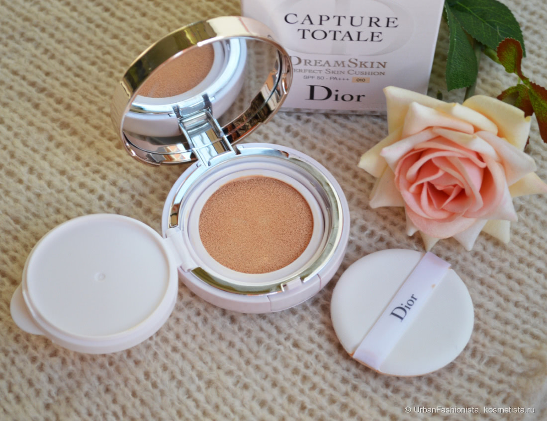 Dior Capture Totale Dreamskin Perfect Skin Cushion SPF 50 PA+++ в оттенке 010