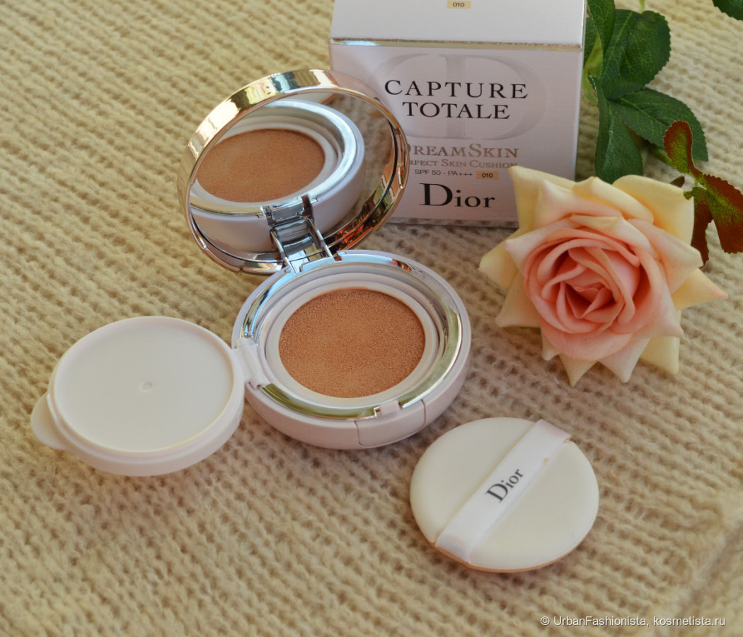 Dior Capture Totale Dreamskin Perfect Skin Cushion SPF 50 PA+++ в оттенке 010