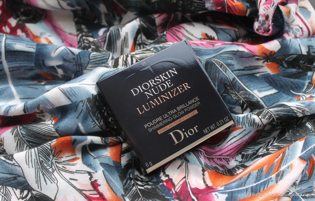 Dior Diorskin Mineral Nude Luminizer Shimmering Glow Powder в оттенках 01 и 02