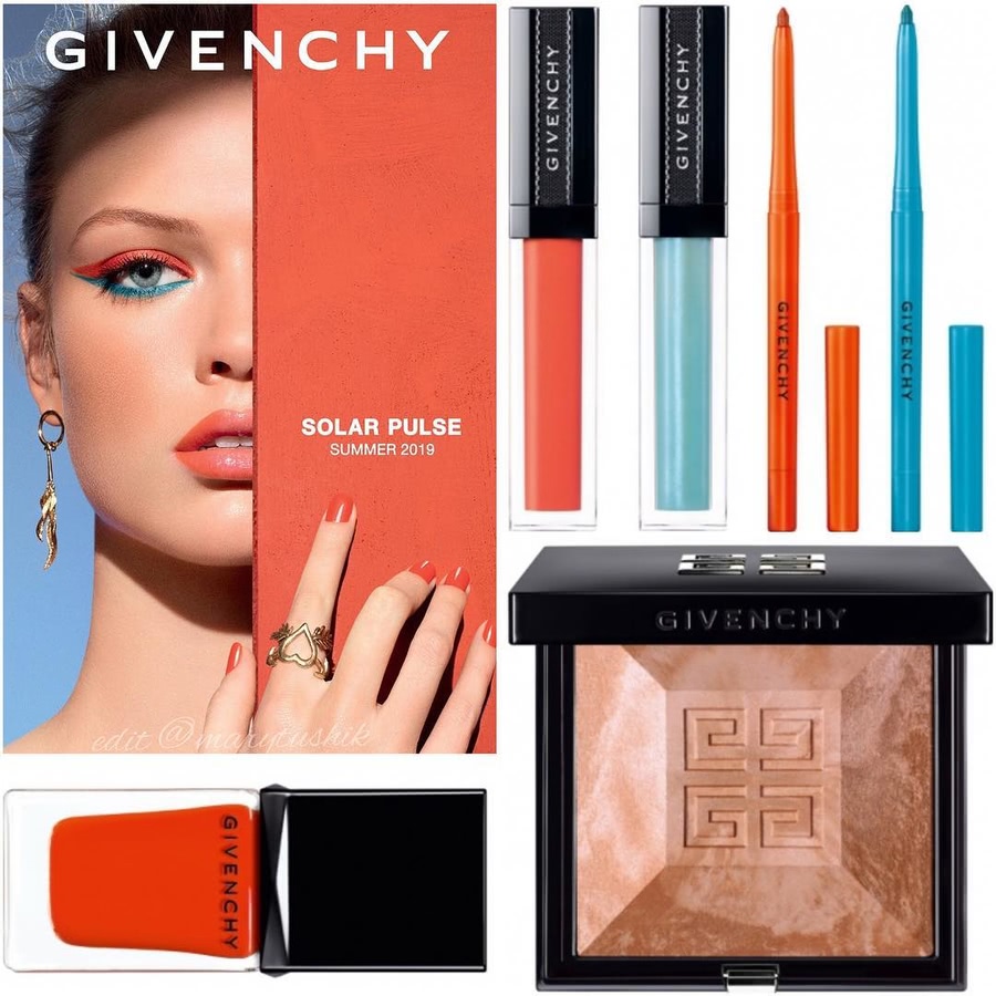 Оранжевое солнце на небе голубом: летняя коллекция макияжа Givenchy Solar Pulse Summer Collection 2019