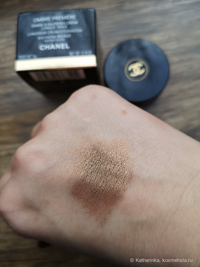 Chanel Ombre Première Longwear Cream Eyeshadow в оттенке 840 Patine Bronze - кремовые тени из коллекции весна 2019