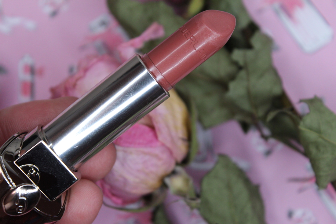 Идеальный Nude I Губная помада Rouge G de Guerlain в оттенке 02, футляр Miami glam