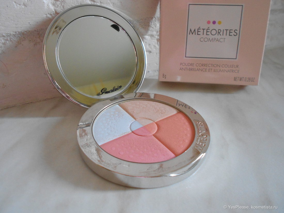 Guerlain Meteorites Compact Poudre Correction Couleur Anti-Brillance Et Illuminatrice 3 Medium