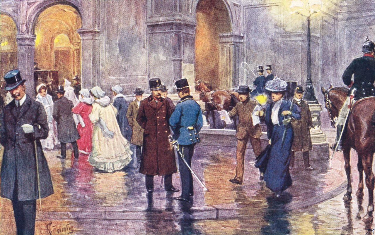 Возле Оперы, 1900 год