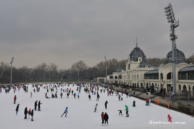 Будапешт зимой, каток