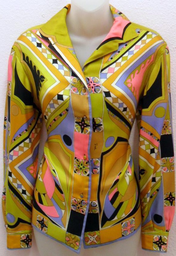 Винтажная блузка Emilio Pucci, фото