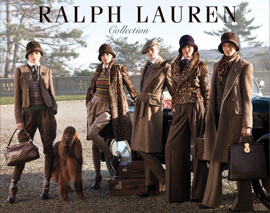 Рекламная компания для бренда Ralph Lauren