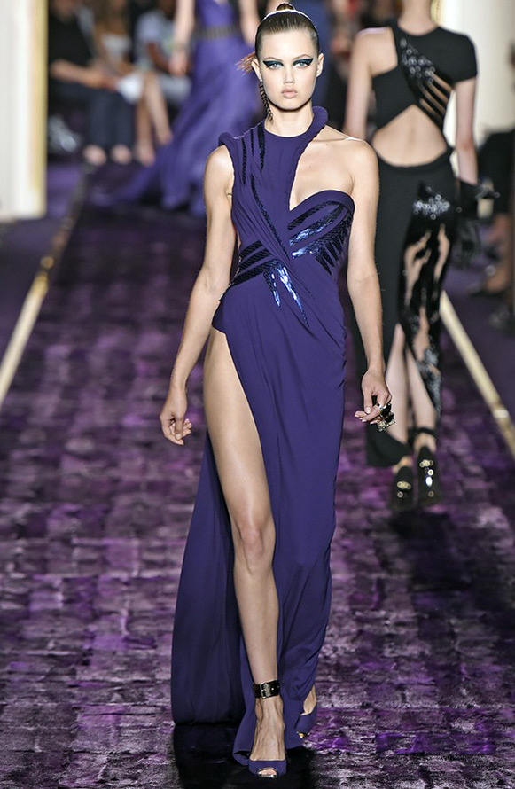 Versace фиолетовое платье