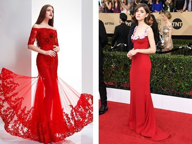 0 Красное-красное платье: фото новинки 2018