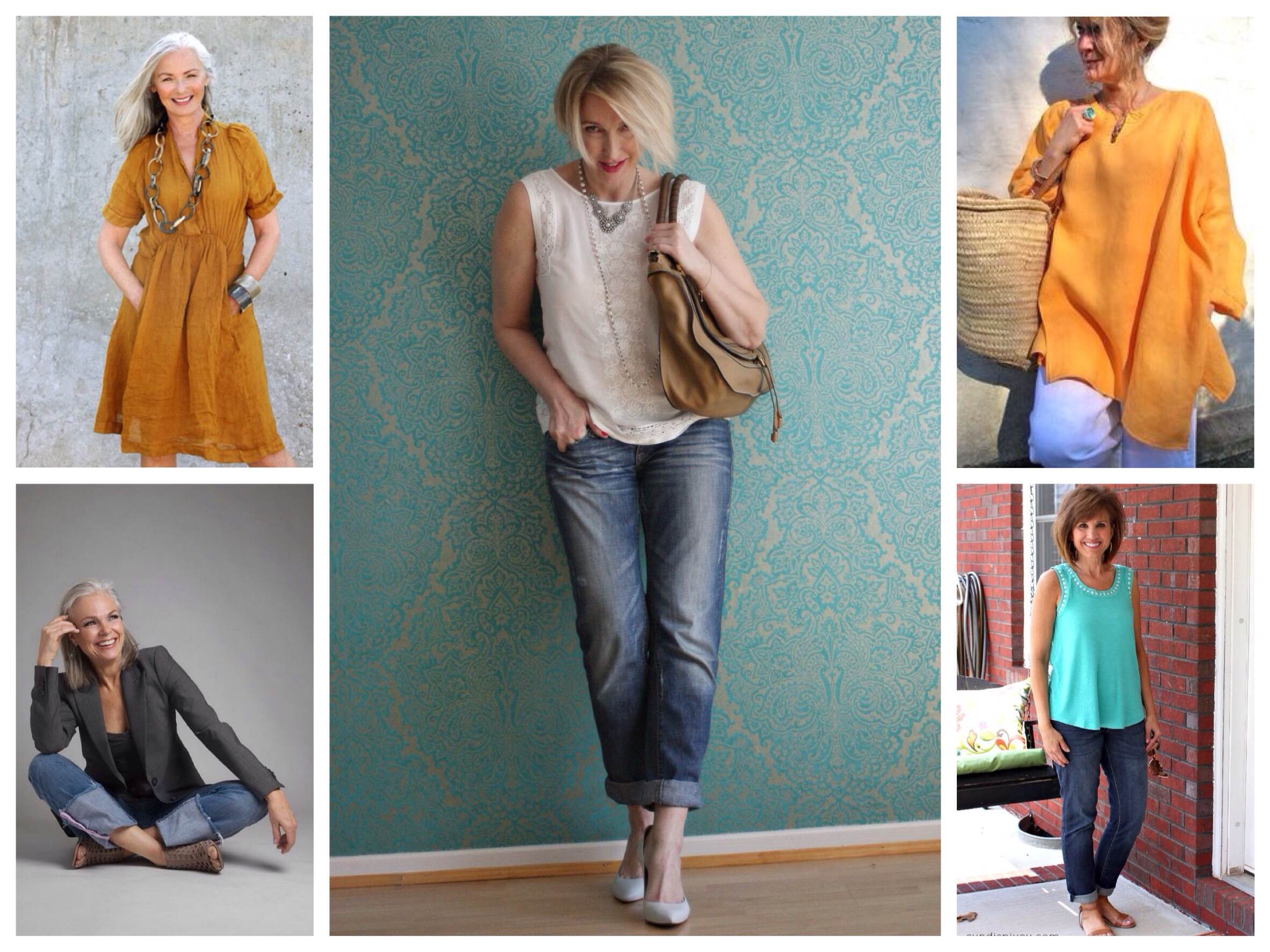 Образы летнего гардероба после 50 лет
