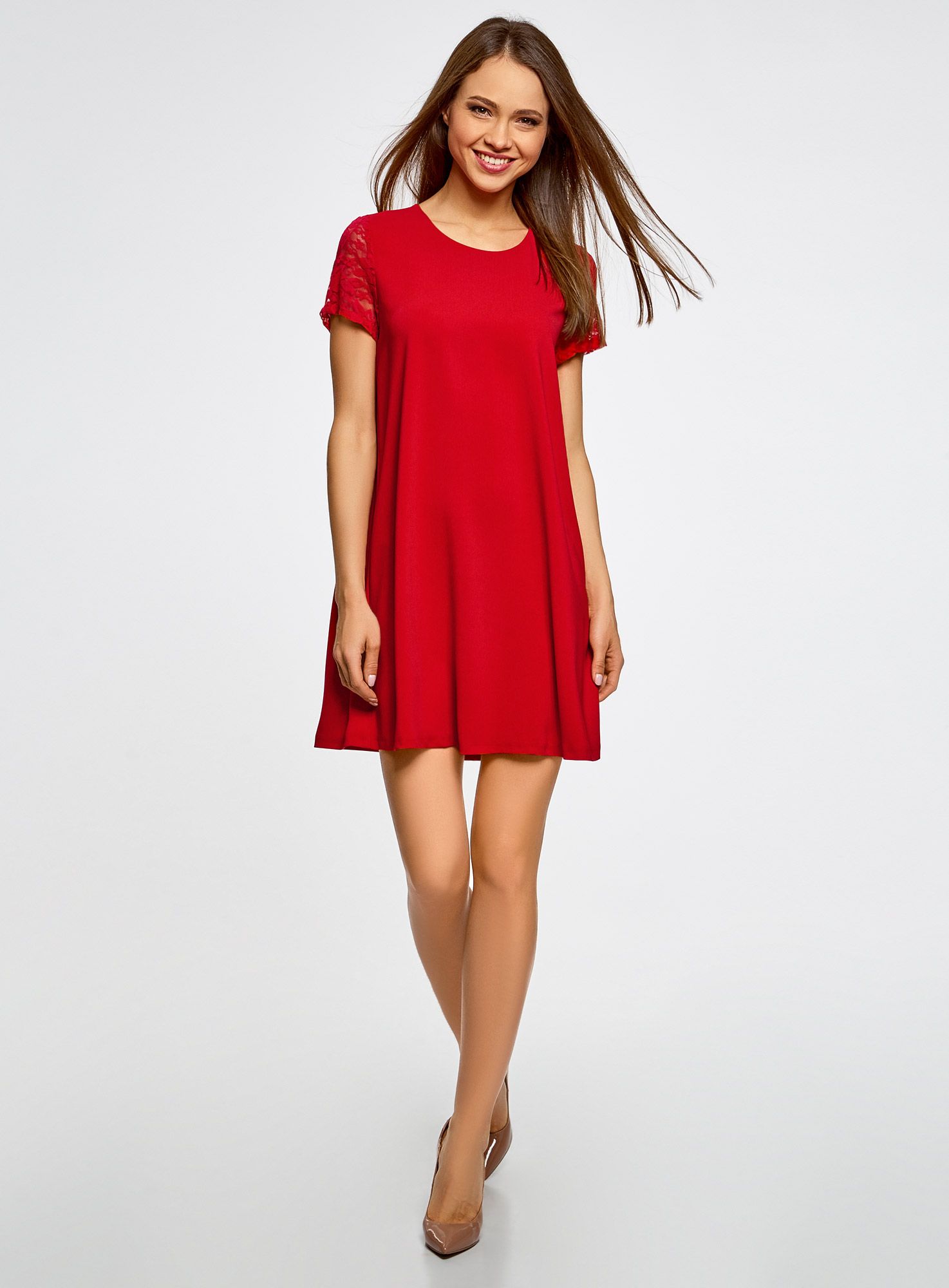 Красное свободное. Красное платье Повседневное. Обычное платье. Платье без талии. Прямое красное платье.