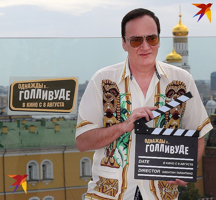 Квентин Тарантино лично приехал представить свой фильм в Москве. Фото: Михаил ФРОЛОВ