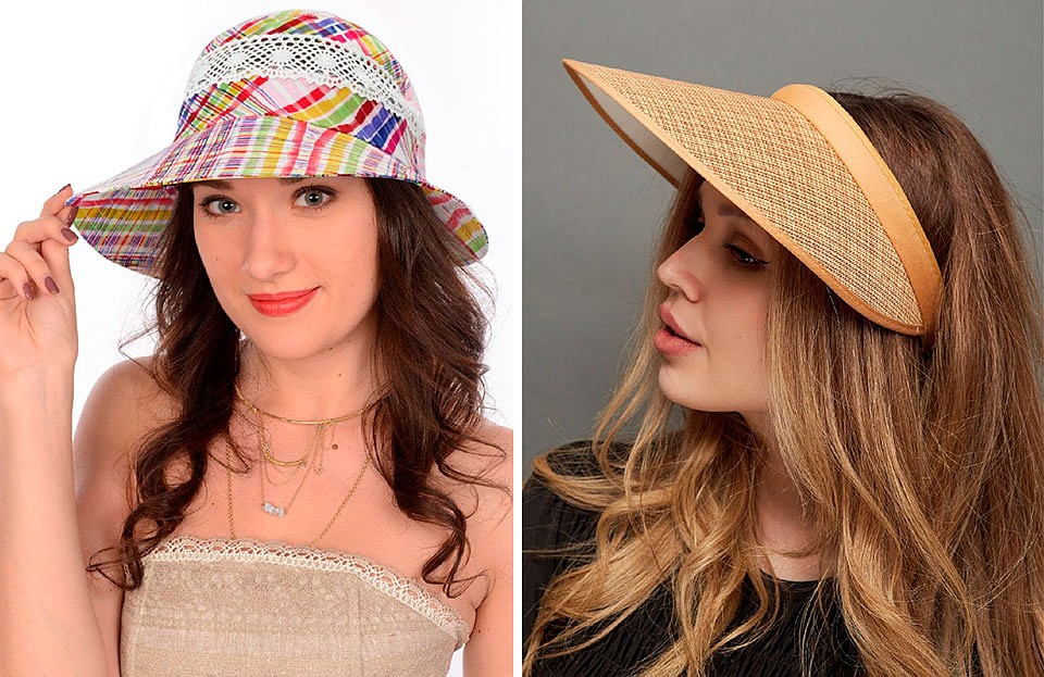 Слева - не модная шляпка, справа - модная 