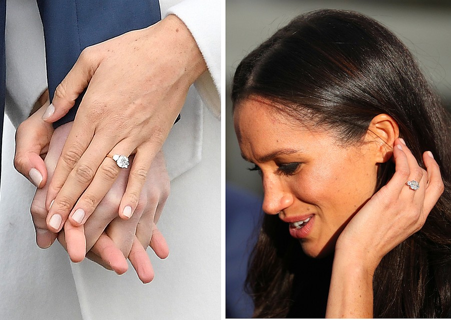 На помолвку Гарри подарил Меган кольцо, дизайн которого придумал сам. Фото: REUTERS