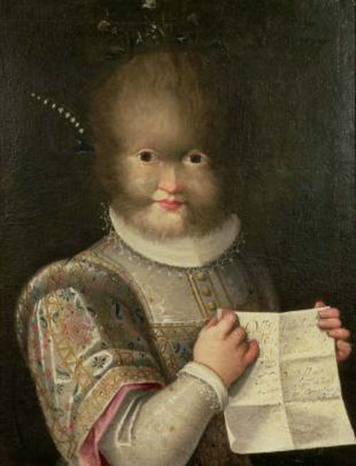 Портрет Антониетты Гонсалес, худ. Л. Фонтана, 1595 г. ru-wiki.org