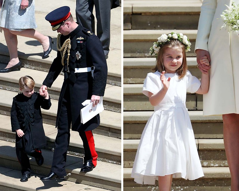 Принц Джордж и принцесса Шарлотта важно вышагивали рядом с родителями Фото: REUTERS