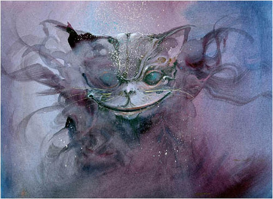 Чеширский кот - таким его видел великий Сальвадор Дали 