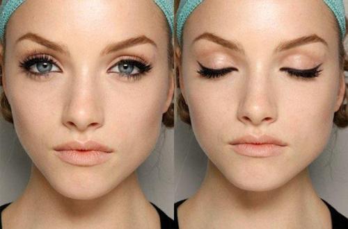 Как сделать глаза выразительней с помощью макияжа. Как сделать глаза больше и выразительнее с помощью макияжа