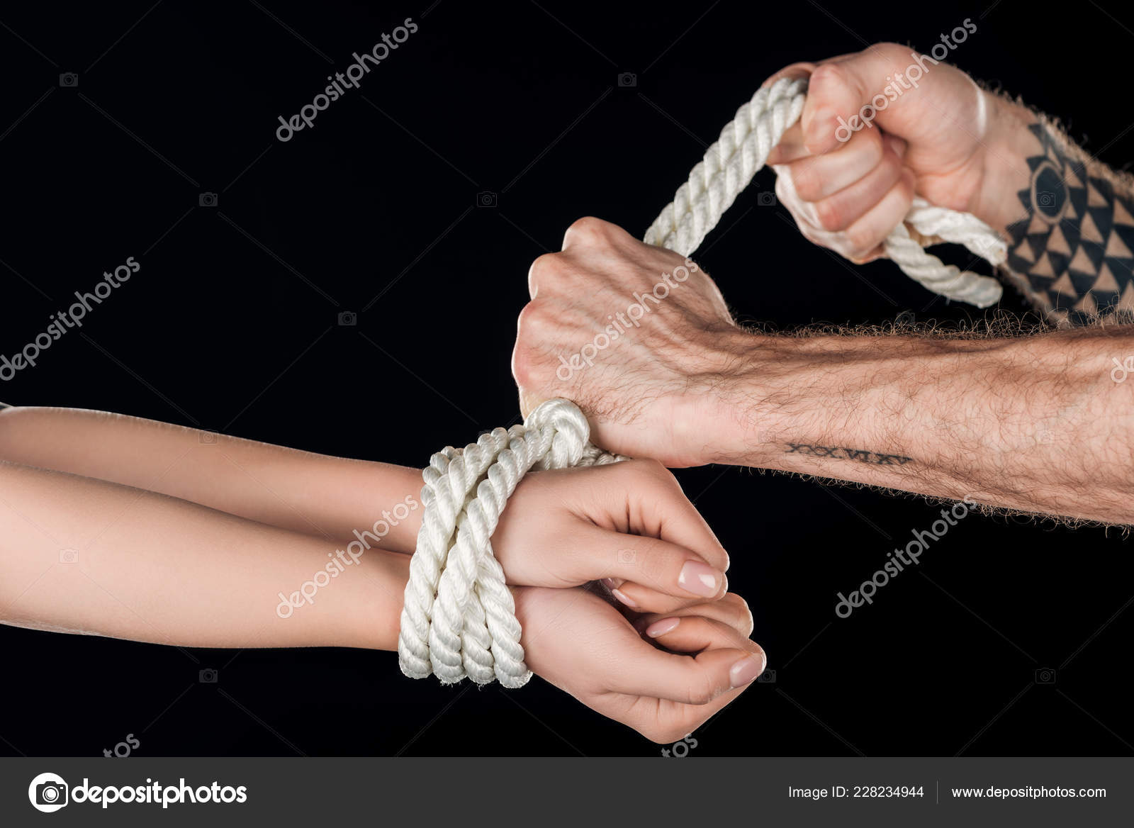 Веревка в руке