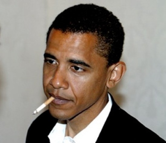 Курящие знаменитости: Барак Обама