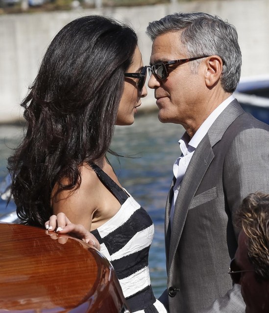 20 самых милых фотографий Джорджа Клуни и Амаль Аламуддин