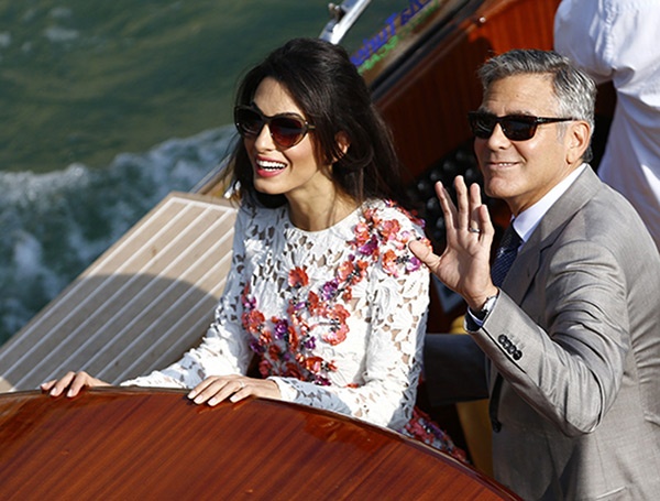 Джордж Клуни и Амаль Аламуддин сыграли свадьбу: фото 2014