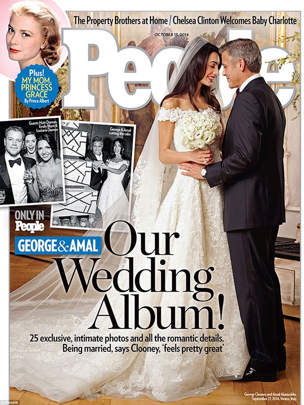 Первые фото со свадьбы Джорджа Клуни и Амаль Аламуддин