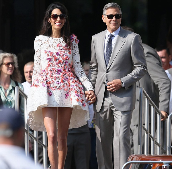 Джордж Клуни и Амаль Аламуддин поженились