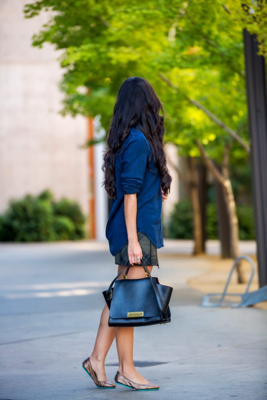 Cute Fall Plaid Outfit - I