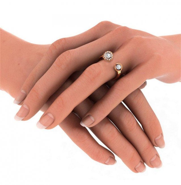 Разомкнутые кольца на свадьбу