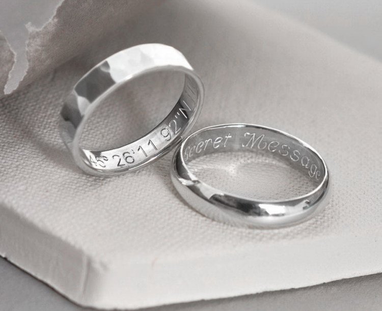 Обручальные кольца с гравировкой