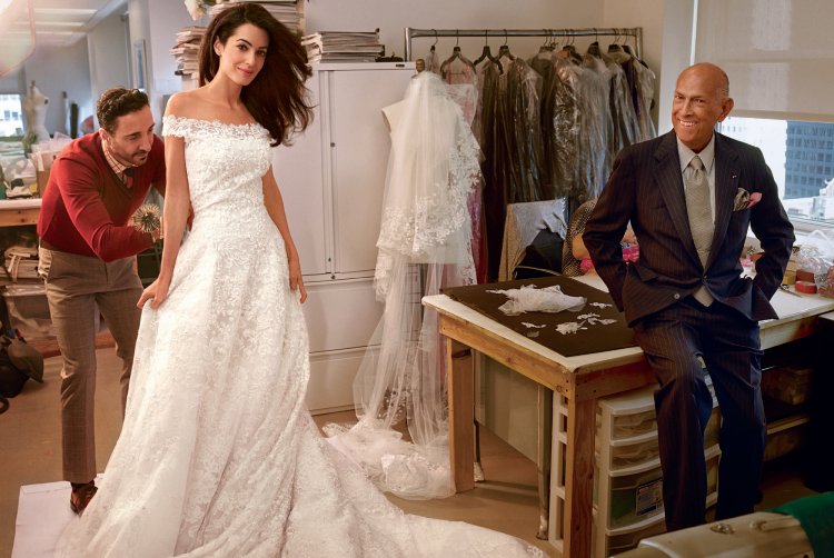 Амаль Клуни в свадебном платье