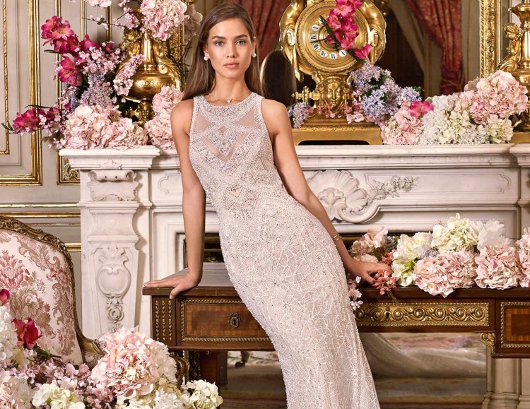 Блестящее свадебное платье - тренд 2020 года
