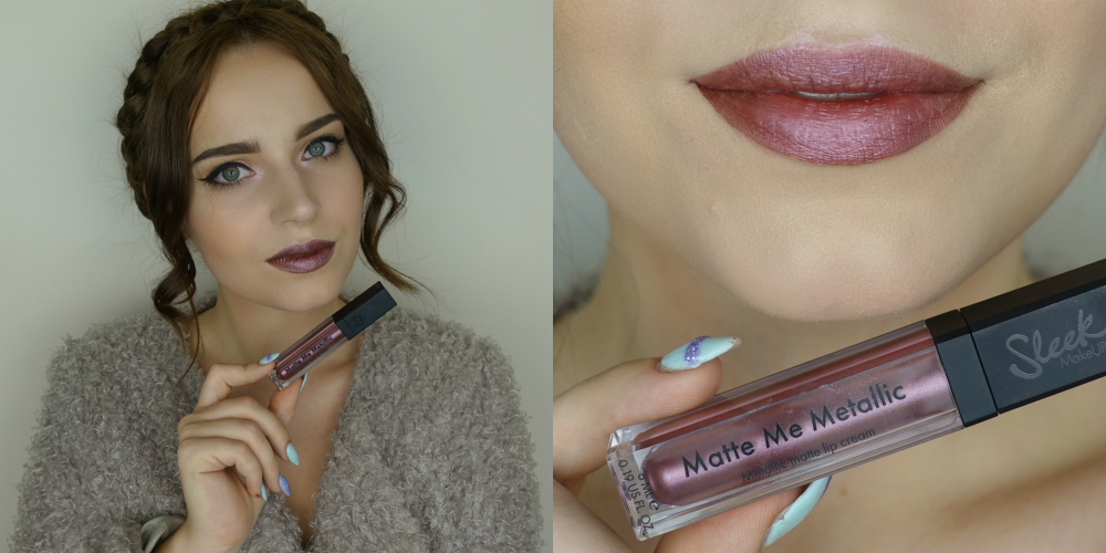 фото помады от Sleek Makeup Matte Me Metallic Rusted Rose