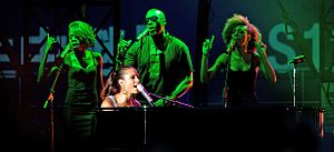 Alicia Keys at the Summer Sonic Festival on piano crop.jpg