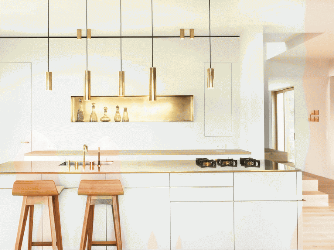 Золотой цвет в интерьере