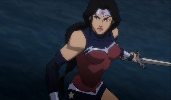 Чудо-Женщина появляется в Лига Справедливости: Война