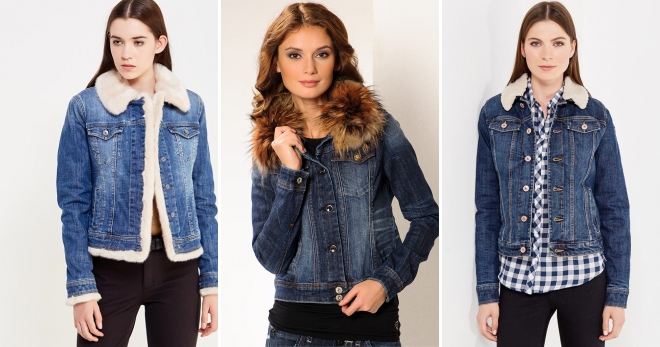 Джинсовая куртка с мехом – с чем носить и как создавать модные образы?