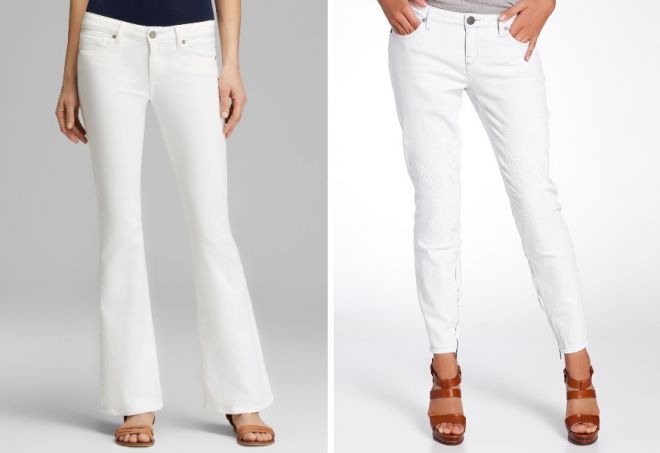 белые джинсы 2