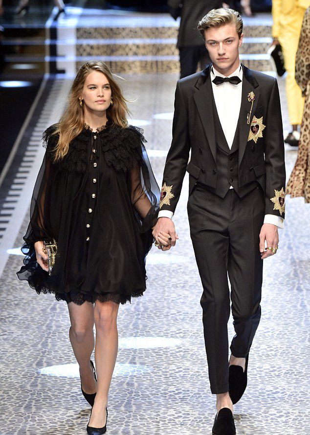 Лаки Блю Смит и Сторми Бри участвовали в показе Dolce&Gabbana в феврале