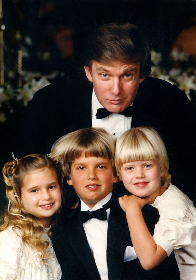 Дональд Трамп с детьми