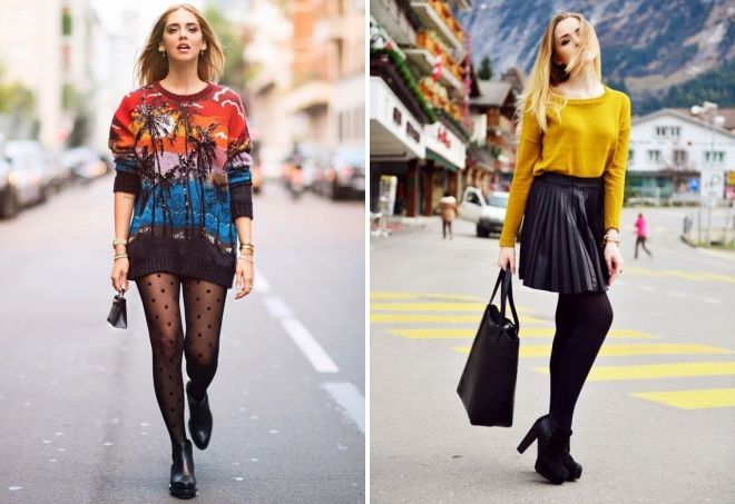 с чем носить черные колготки советы с чем носить черные колготки советы