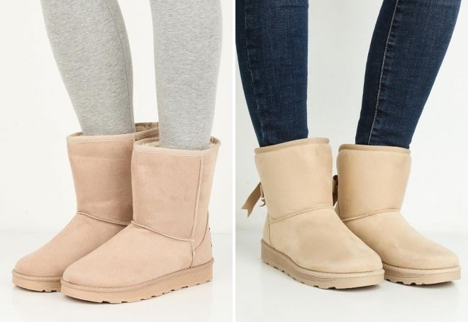 стильные коричневые угги