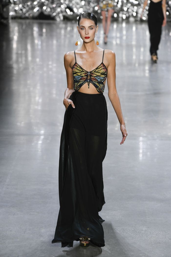 Модное черное платье Naeem Khan