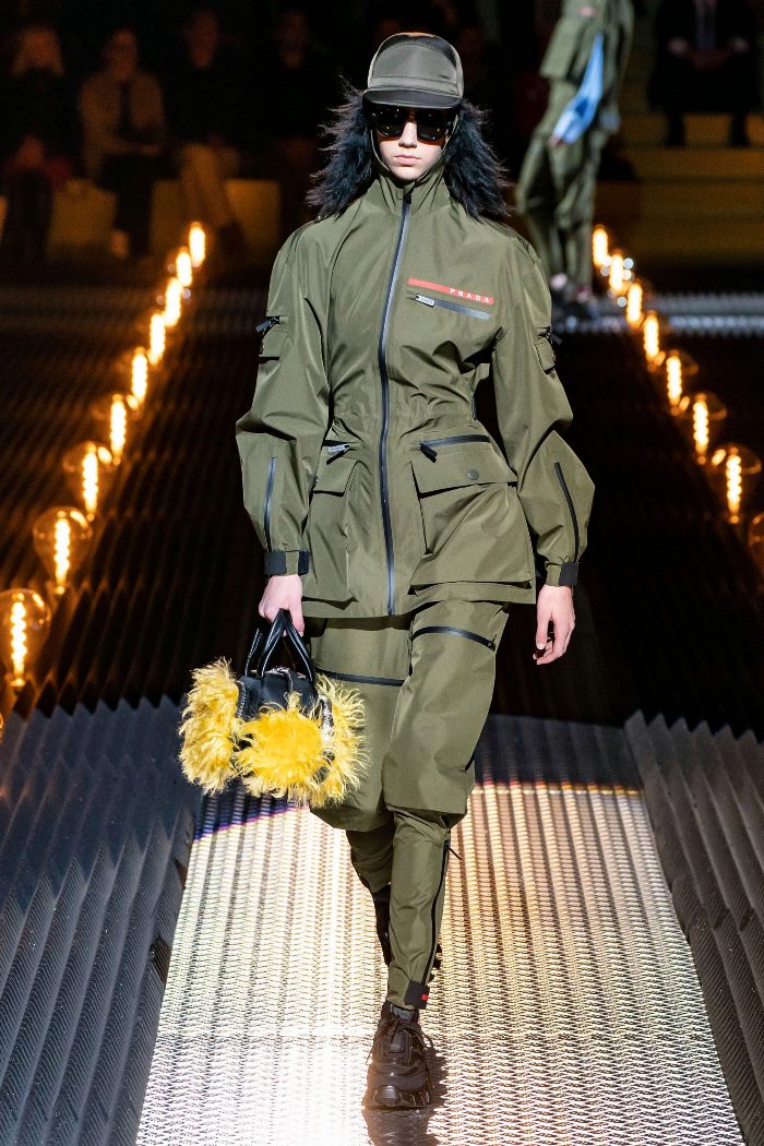 Модная куртка осень-зима 2019-2020 из коллекции Prada