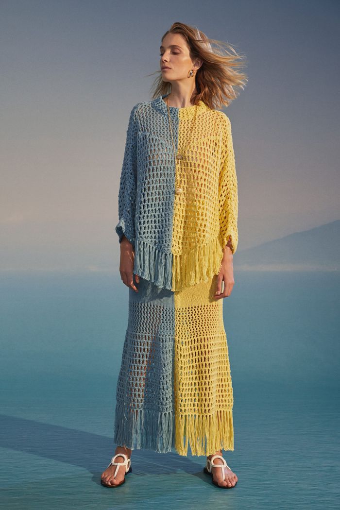 Модная вязаная юбка 2020 из коллекции See by Chloé